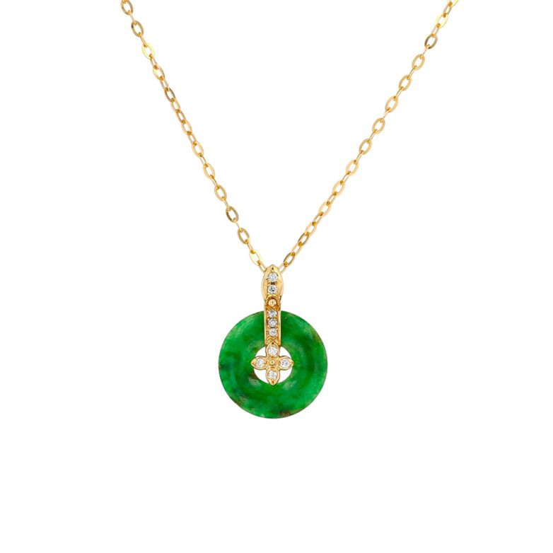 Necklace diamonds 0.12...