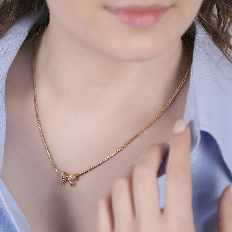 Necklace knot diamonds 0.12...