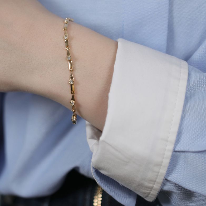 Diamond bracelet 0.44 carat...