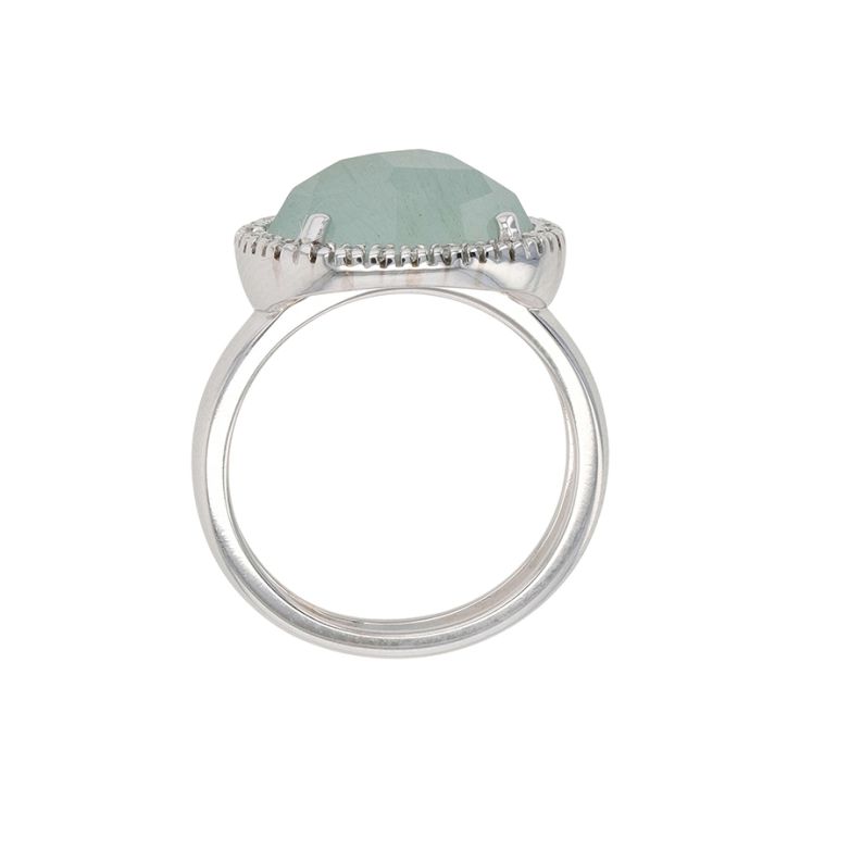 Aquamarine ring 4.96 carats...