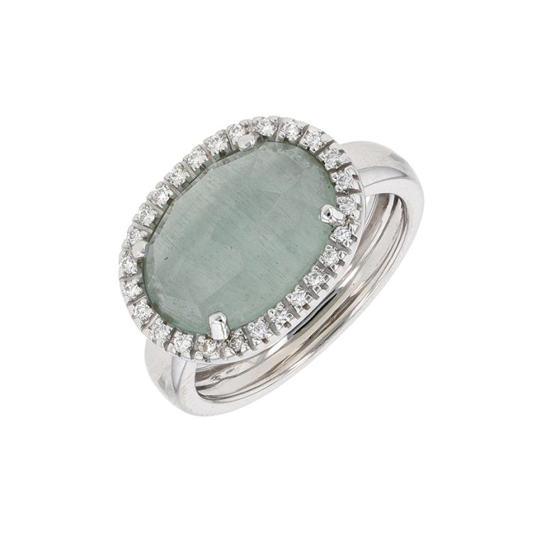 Aquamarine ring 4.96 carats...