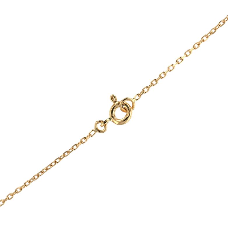 Yellow gold forçat chain 2.13g