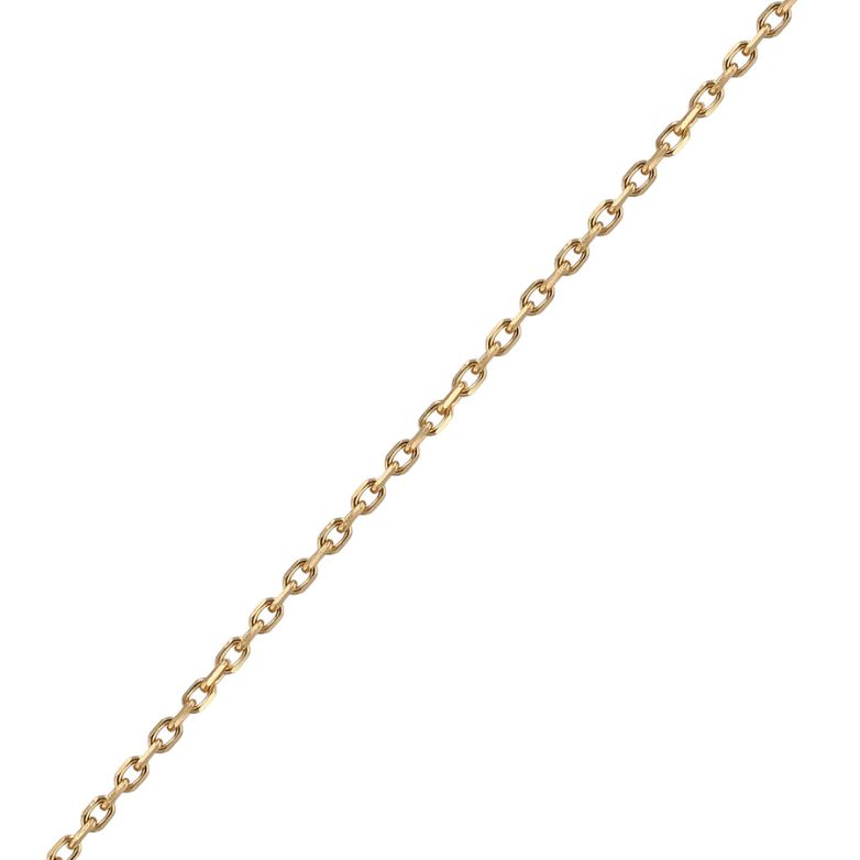 Yellow gold forçat chain 2.13g