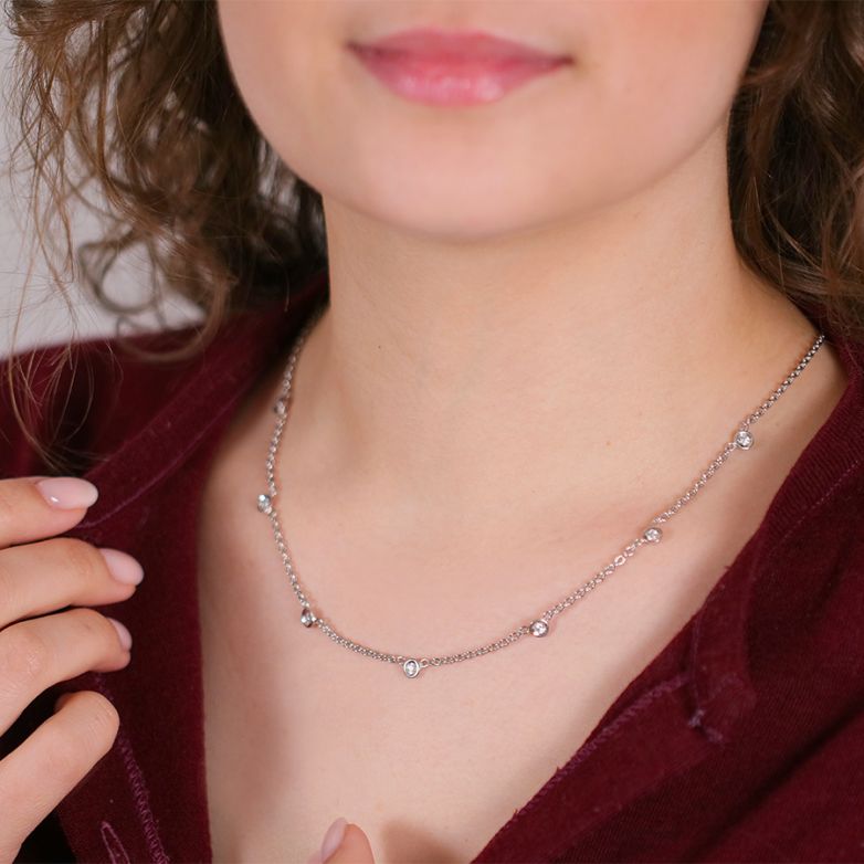 Necklace diamonds 0.38...