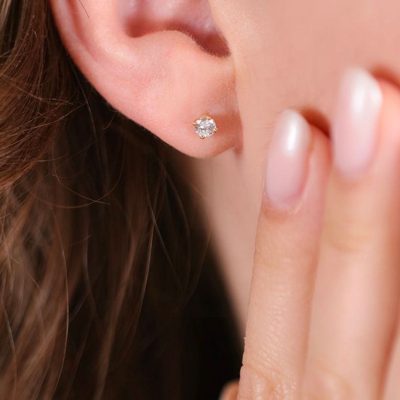 Earrings diamonds 0.35...