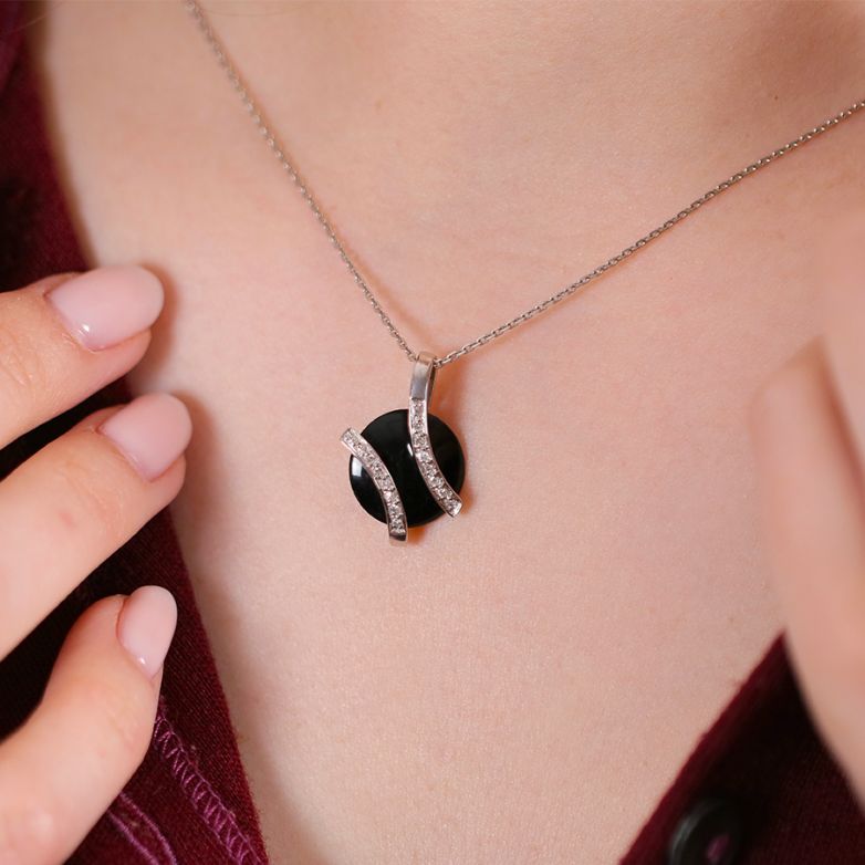 Pendentif diamants 0.08...
