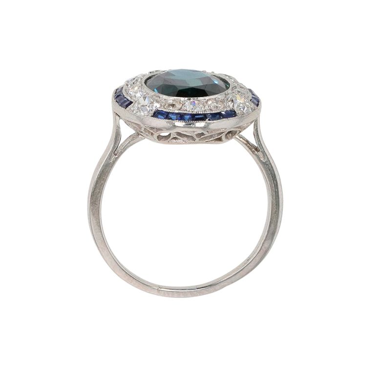 Antique ring sapphires 2.81...
