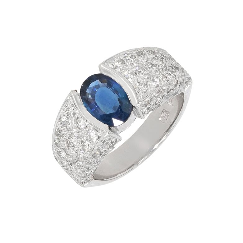 Ring sapphire 1.02 carat...
