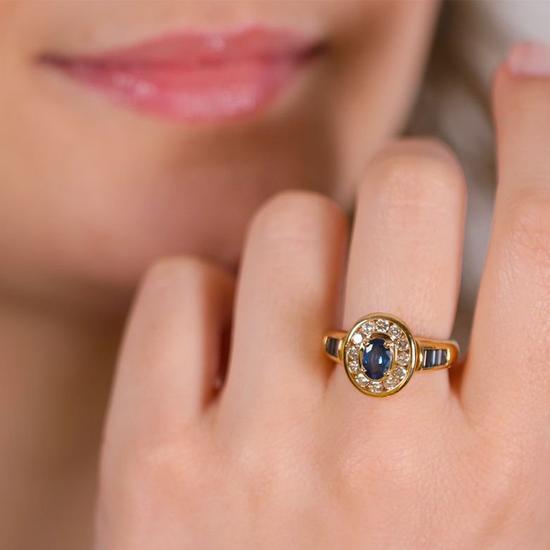 Ring sapphires 1.01 carat...