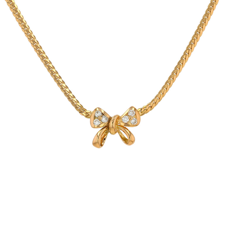 Necklace knot diamonds 0.12...