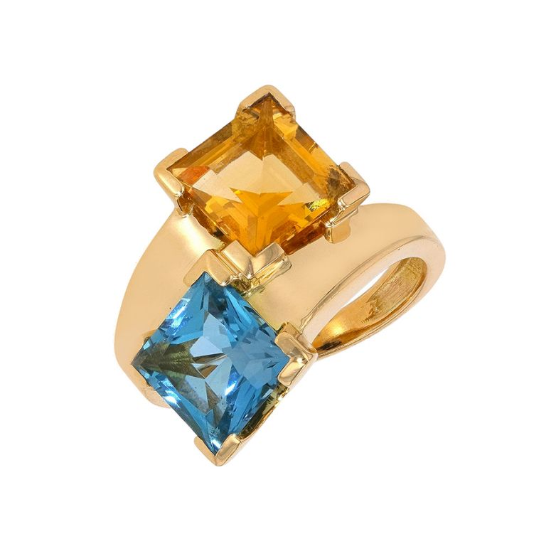 Ring citrine 2.61 carats...