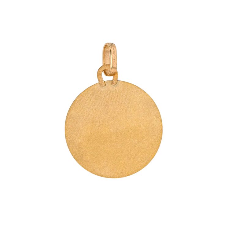 Virgin Mary medal yellow...