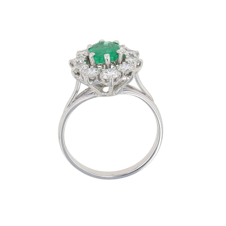 Emerald daisy ring 0.98...