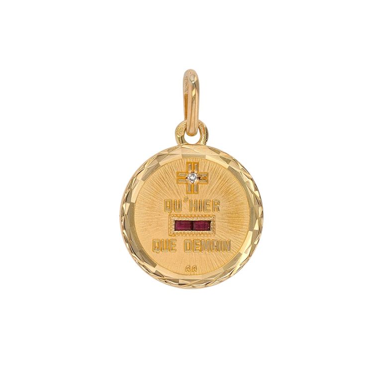 AUGIS love medal ruby 0.02...