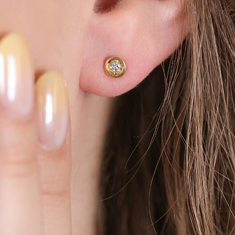 Earrings diamonds 0.10...
