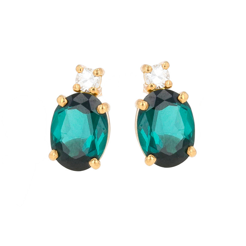Earrings tourmalines 2.36...