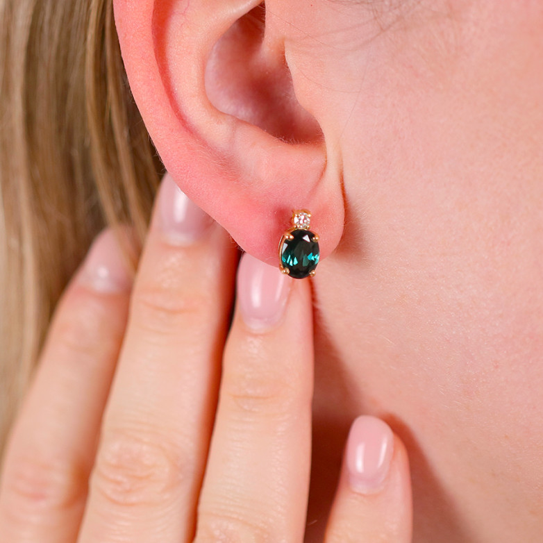 Earrings tourmalines 2.36...