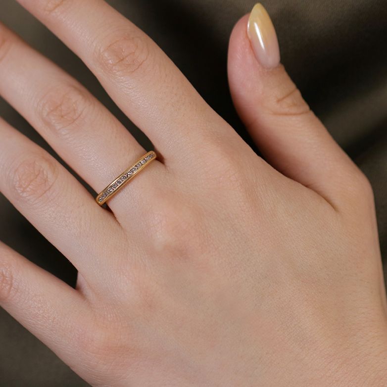 Diamond wedding band 0.21...