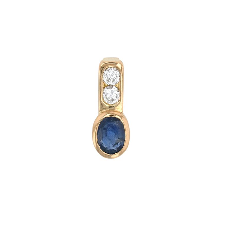 Pendant sapphire 0.39 carat...