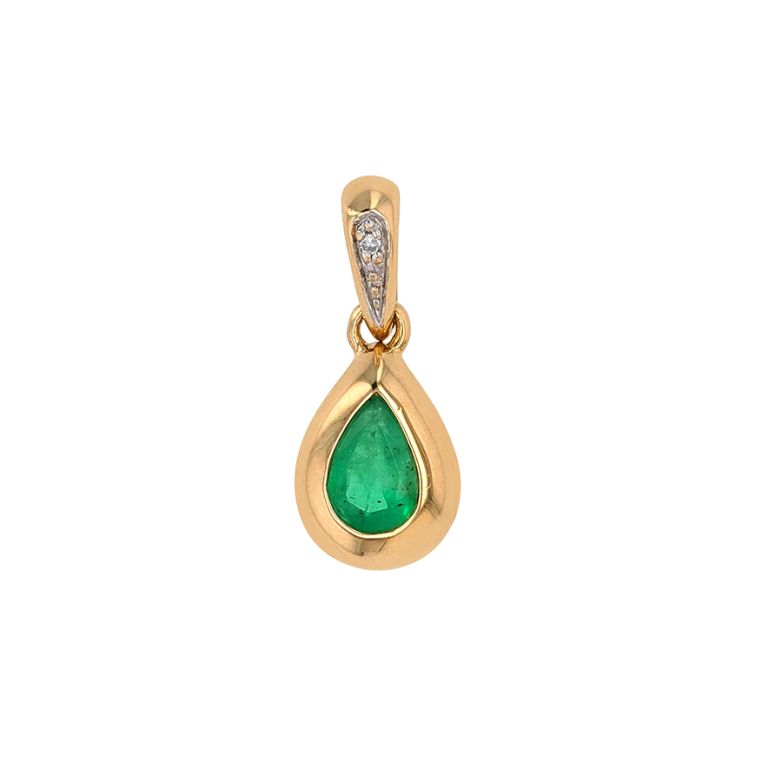 Pendant emerald 0.31 carat...