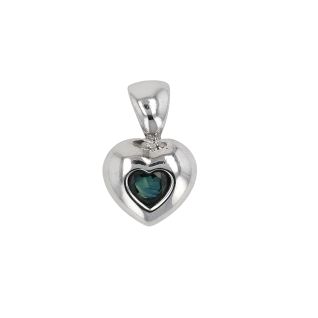 Heart sapphire pendant 0.22...