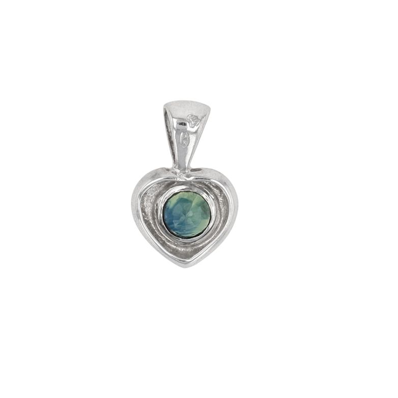 Heart sapphire pendant 0.22...