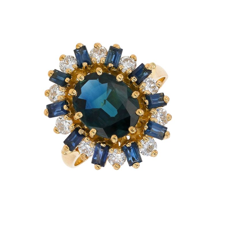 Ring sapphires 3 carats and...