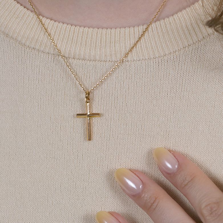 Yellow gold cross 1.55g