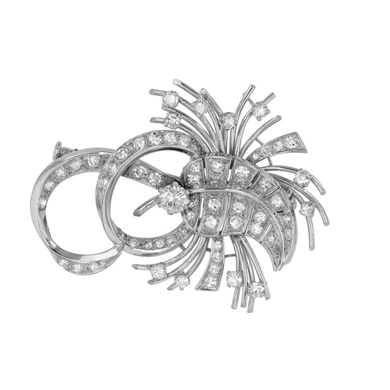 Vintage brooch diamonds...
