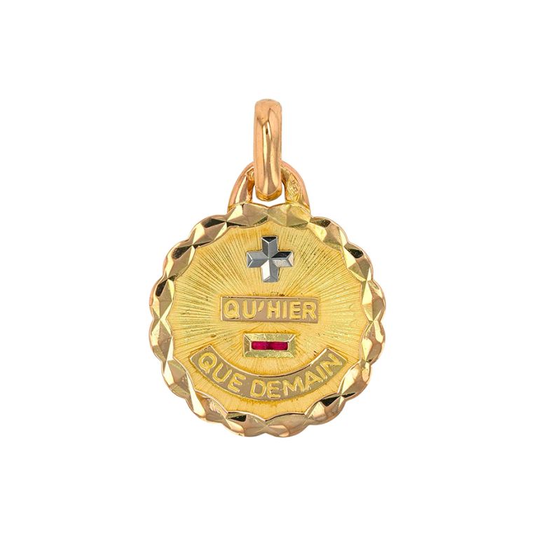 AUGIS love medal ruby 0.02...