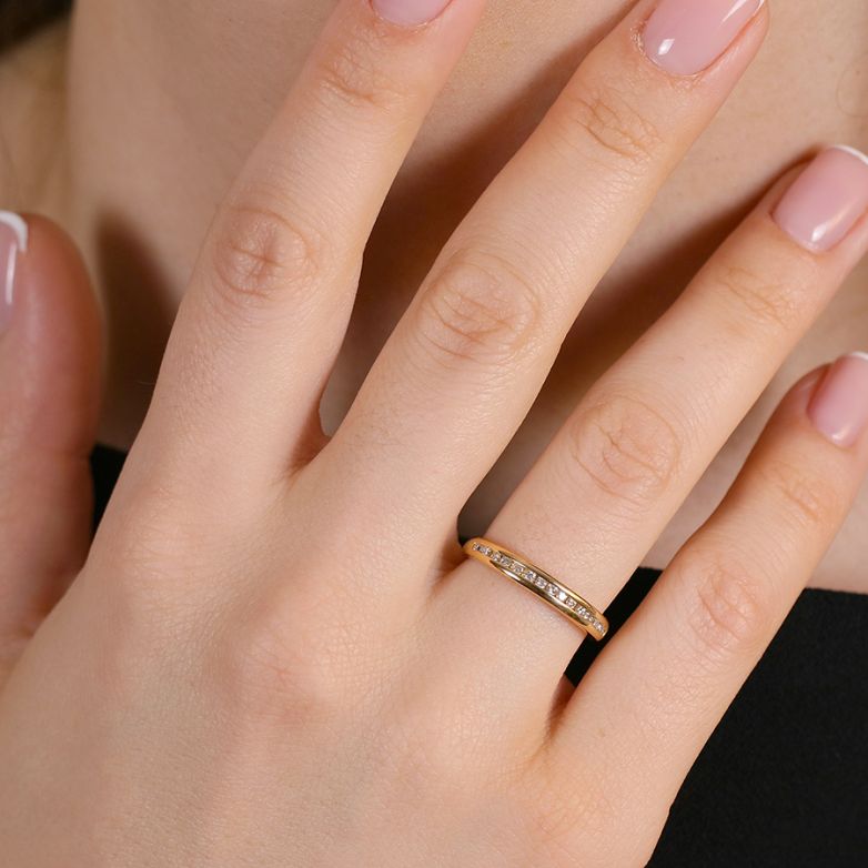 Diamond wedding band 0.15...