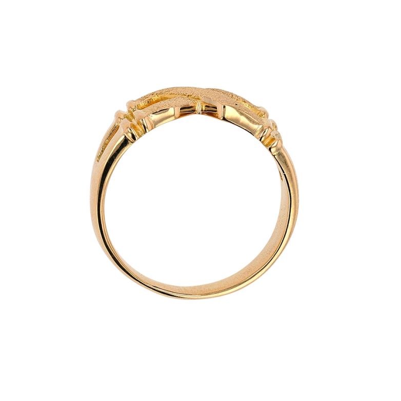 Yellow gold ring 7.96g