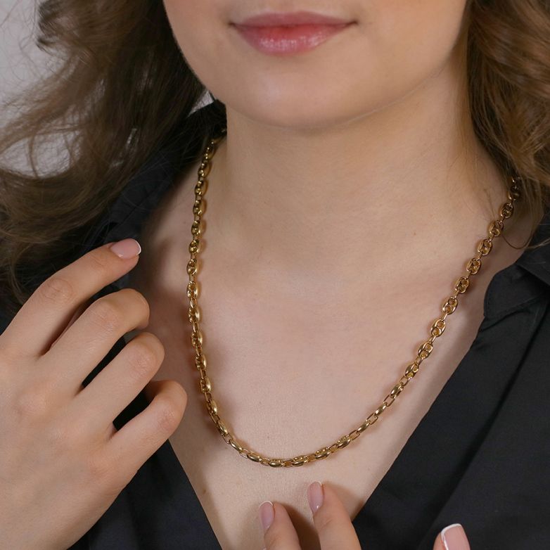 Yellow gold coffee bean...