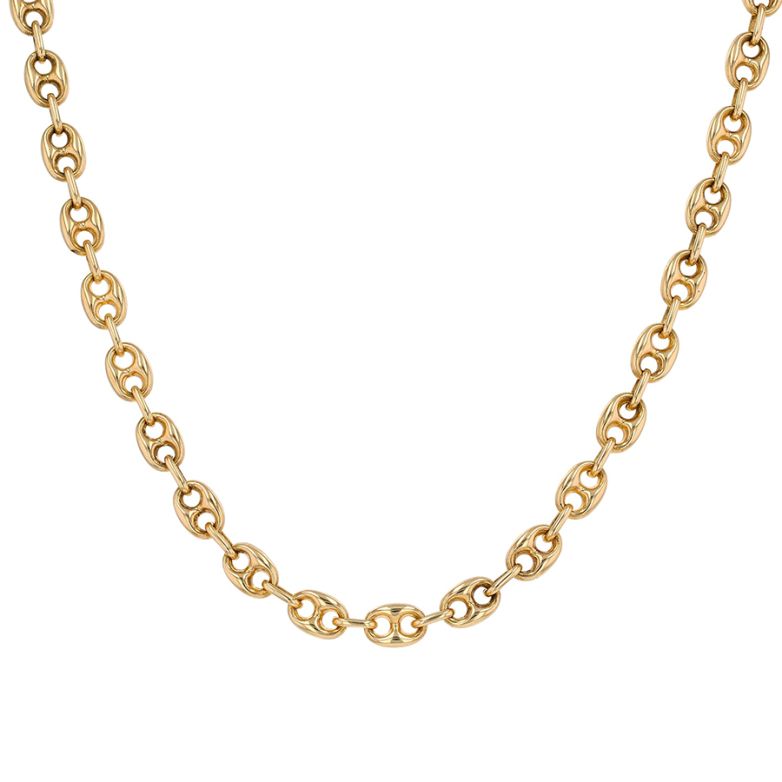 Yellow gold coffee bean...