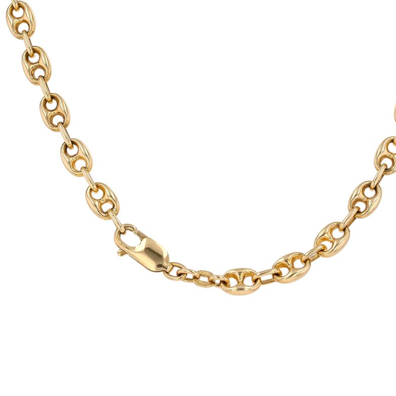 Yellow gold coffee bean...
