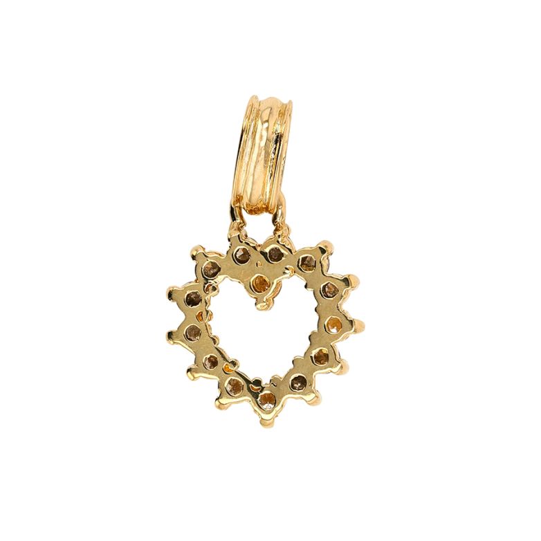 Heart pendant diamonds 0.42...