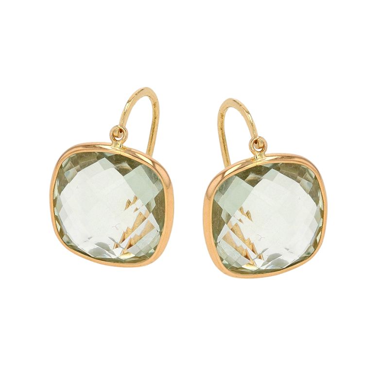 Earrings aquamarine 9.98...