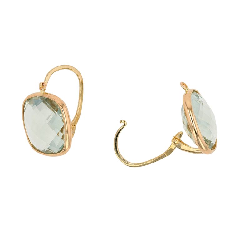 Earrings aquamarine 9.98...