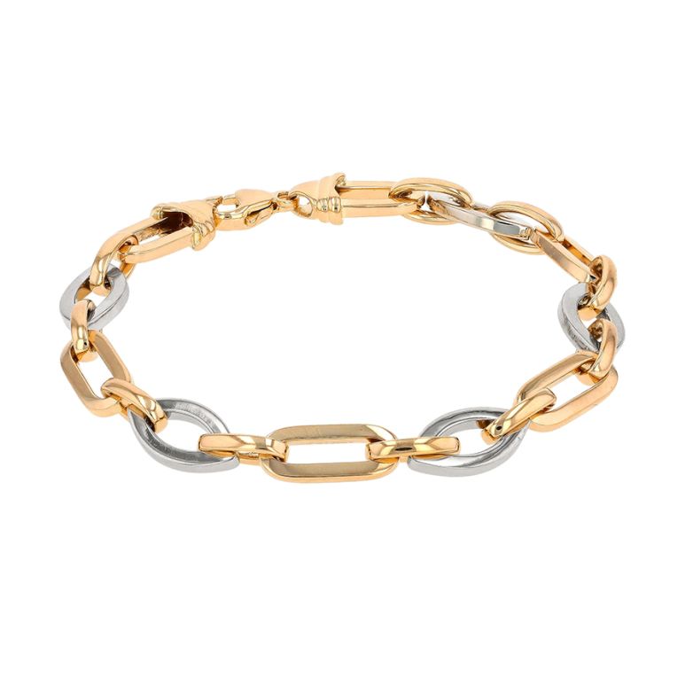 Fancy 2 gold mesh bracelet...