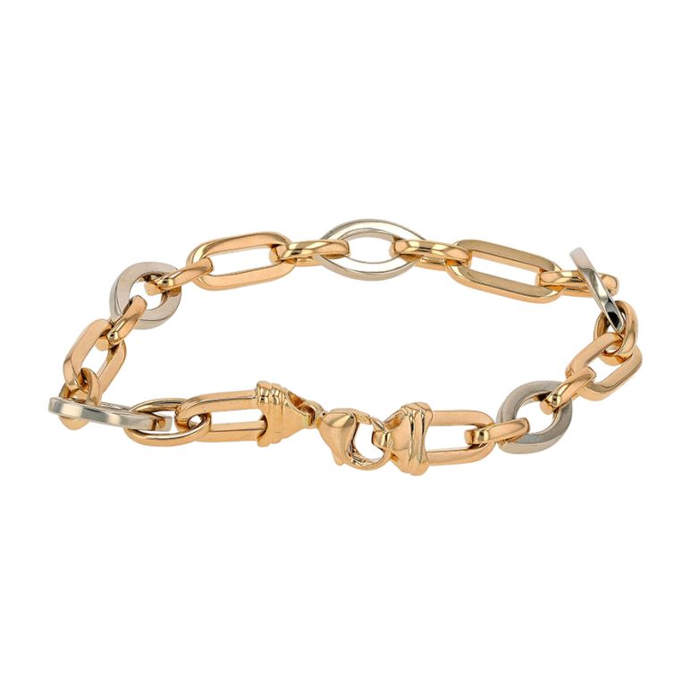 Fancy 2 gold mesh bracelet...