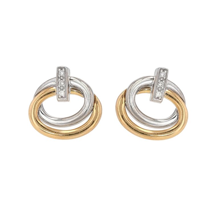 Earrings diamonds 0.01...