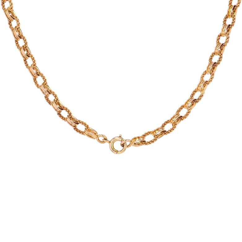 Fancy rose gold chain 32.79g