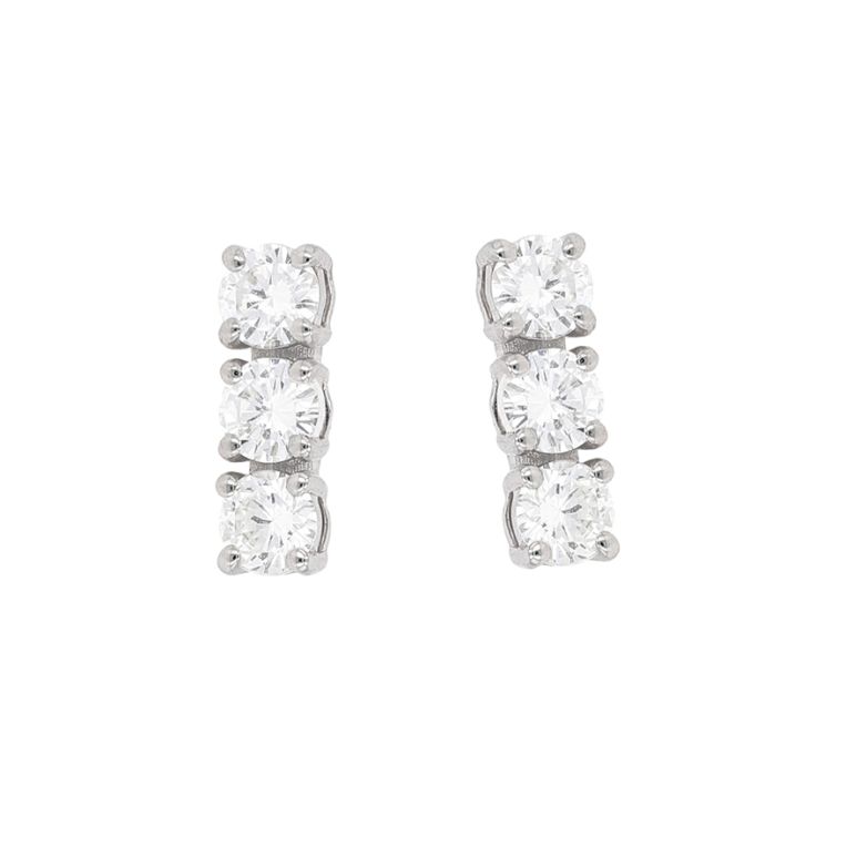 Earrings diamonds 1.05...