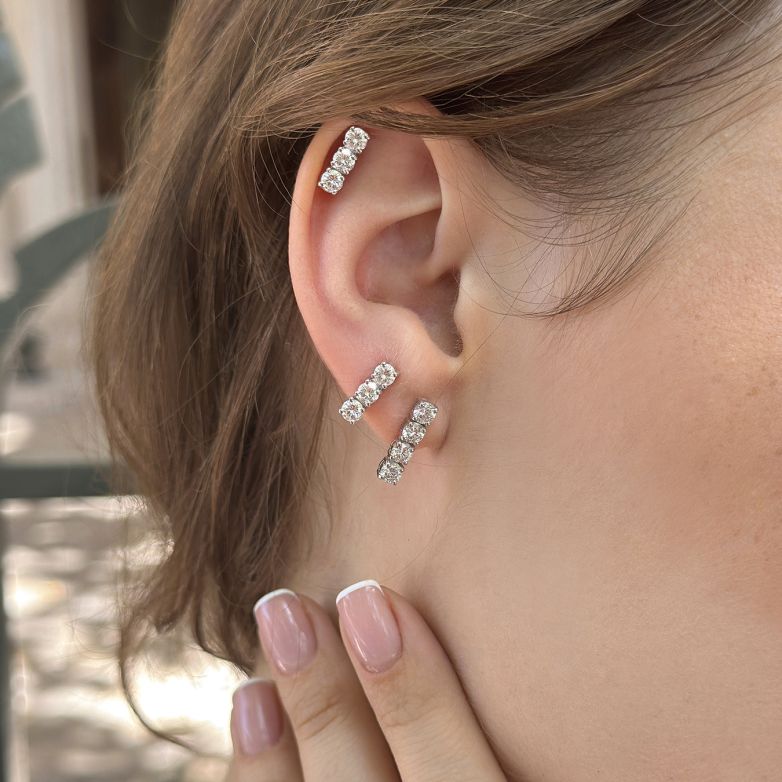 Earrings diamonds 1.05...