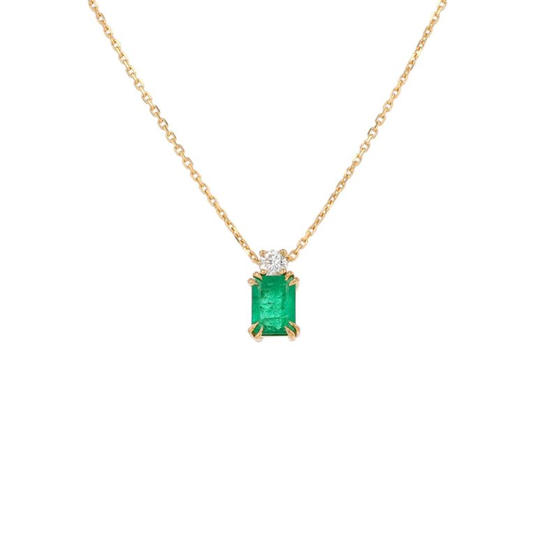 Necklace emerald 1.27...