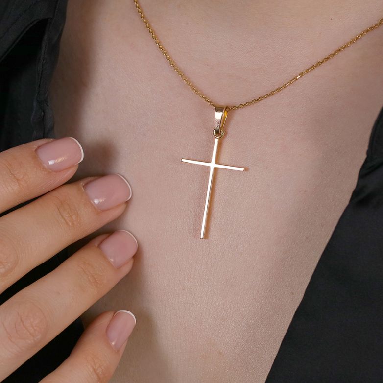 Yellow gold cross 2.07g