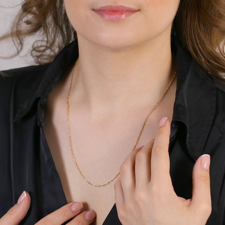 2.84g yellow gold navy...