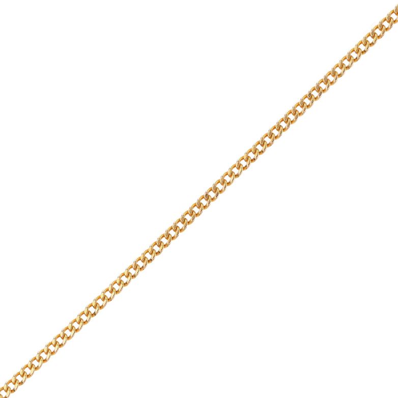 Yellow gold curb chain 4.77g