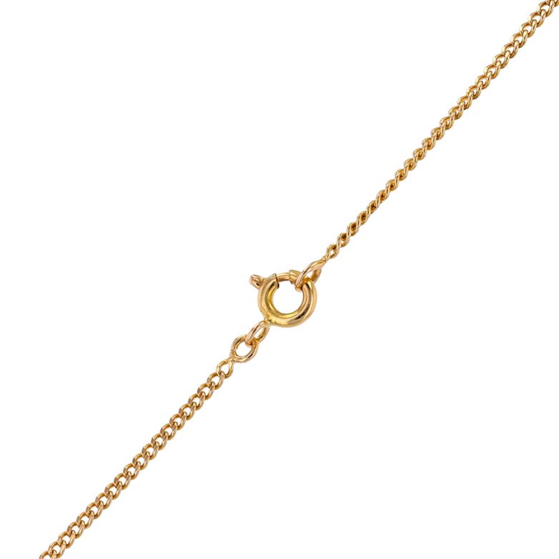 Yellow gold curb chain 4.77g
