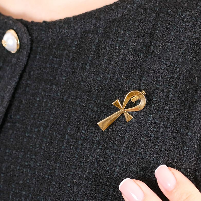 Egyptian cross brooch...